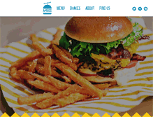 Tablet Screenshot of amigosburgersandshakes.com